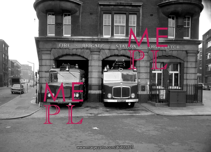 : LCC-LFB Shoreditch fire station, Hackney : LCC-LFB Shoreditch fire station, Hackney