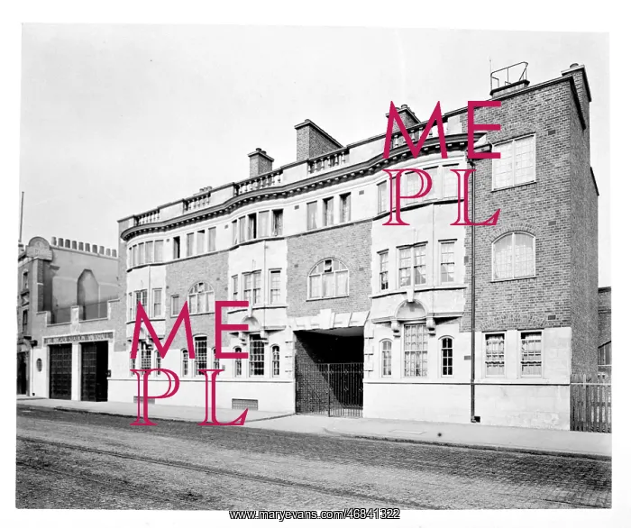 : LCC-LFB Vauxhall fire station, Lambeth SE1 : LCC-LFB Vauxhall fire station, Lambeth SE1