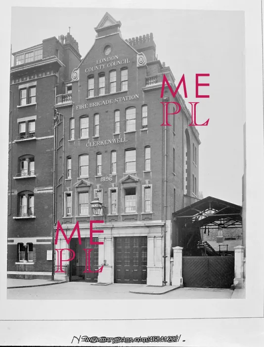 : LCC-MFB Clerkenwell fire station EC1 : LCC-MFB Clerkenwell fire station EC1