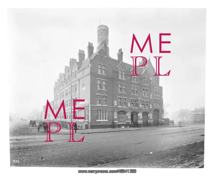 : LCC-MFB Kingsland fire station, Dalston, East London : LCC-MFB Kingsland fire station, Dalston, East London