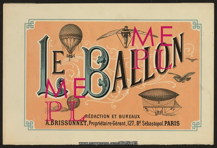 : Le ballon redaction et bureaux A. Brissonnet... Paris : Le ballon redaction et bureaux A. Brissonnet... Paris