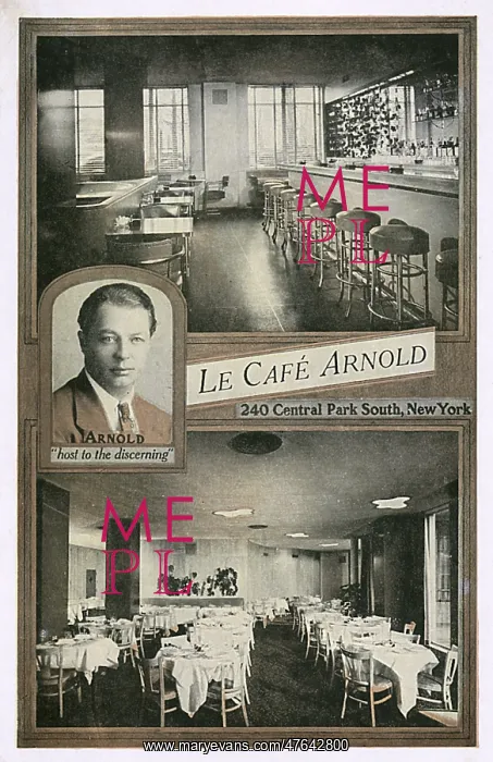 : Le Cafe Arnold, Central Park South, New York City, USA : Le Cafe Arnold, Central Park South, New York City, USA