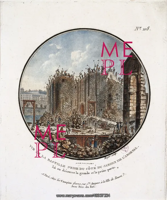 : Le Campion and Roger. View of the Bastille : Le Campion and Roger. View of the Bastille