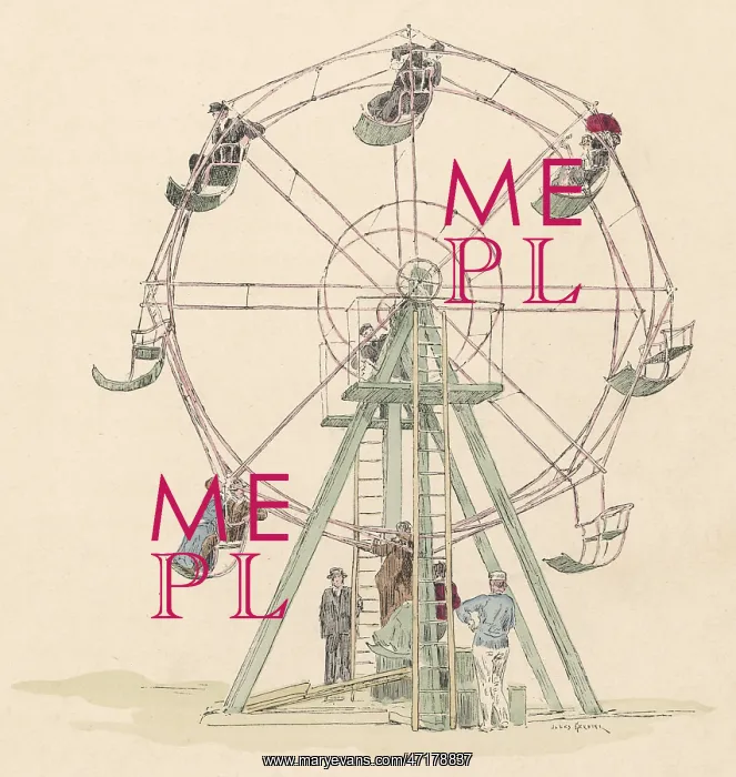  : Le Cirque: Big Ferris wheel, 1889