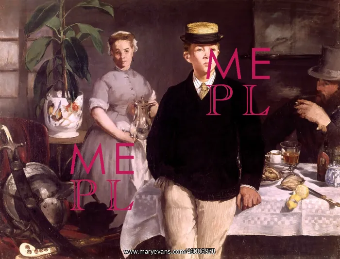 : Le dejeuner dans l'atelier (luncheon in the studio) : Le dejeuner dans l'atelier (luncheon in the studio)