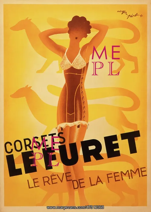 : LE FURET CORSETS POSTER : LE FURET CORSETS POSTER