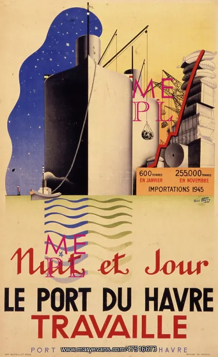 : Le Havre port poster : Le Havre port poster