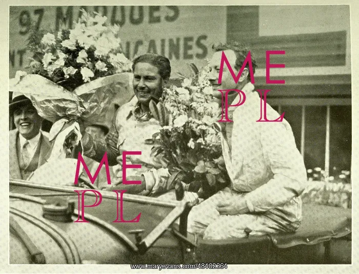 : Le Mans 1929, Tim Birkin with Babe Barnato : Le Mans 1929, Tim Birkin with Babe Barnato