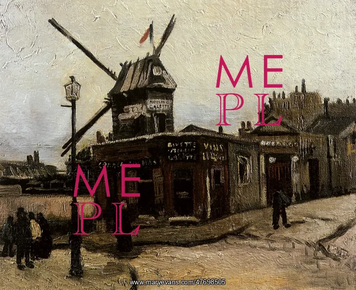 : Le Moulin de la Galette, by Van Gogh : Le Moulin de la Galette, by Van Gogh