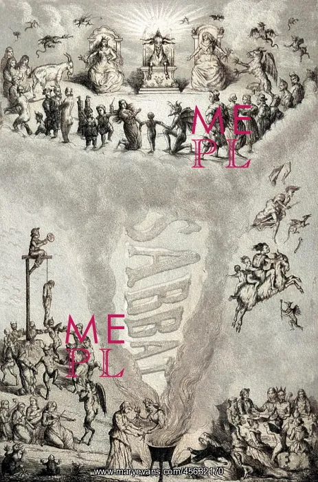 : LE SABBAT. Witches dine with the devil, dance round the gallows, ride goats : LE SABBAT. Witches dine with the devil, dance round the gallows, ride goats