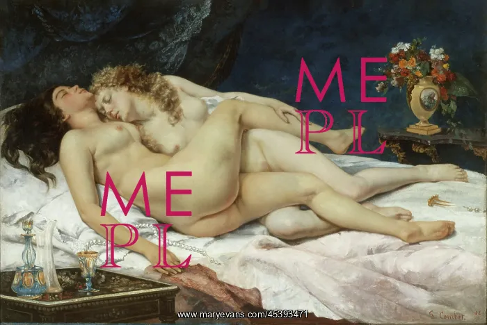 : Le Sommeil by Courbet : Le Sommeil by Courbet