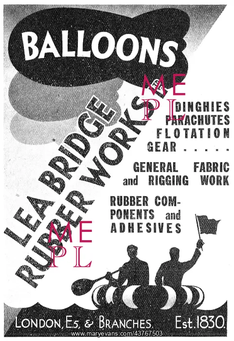: Lea Bridge Flotation Gear, Balloons & Parachutes : Lea Bridge Flotation Gear, Balloons & Parachutes