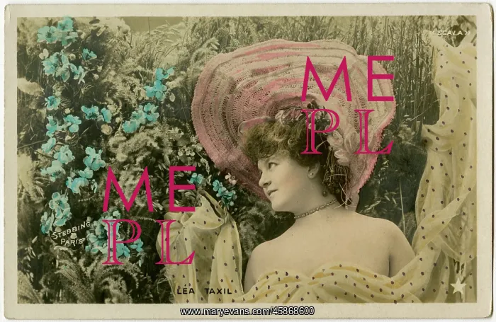  : Lea Taxil, French entertainer of the belle epoque