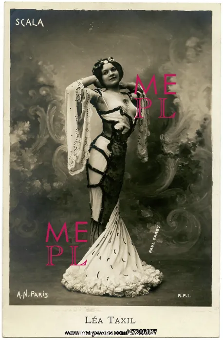 : Lea Taxil, French entertainer at the Scala, Paris : Lea Taxil, French entertainer at the Scala, Paris