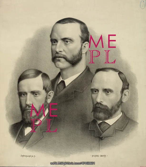 : Leaders of Ireland; John Dillon, Chas. Stewart Parnell, Mich : Leaders of Ireland; John Dillon, Chas. Stewart Parnell, Mich