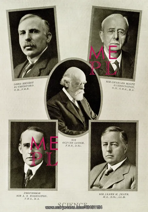 : Leading scientists during the reign of King George V : Leading scientists during the reign of King George V
