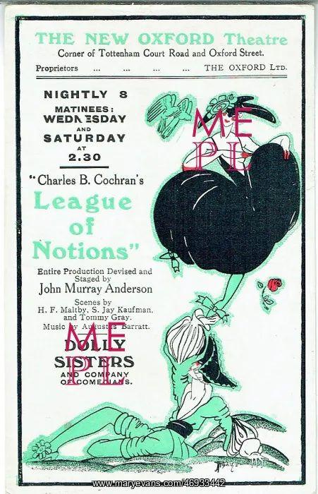 : The League of Notions by John Murray Anderson : The League of Notions by John Murray Anderson