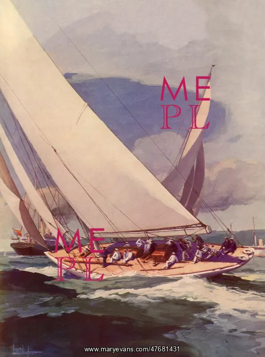  : Leaning Sailboat