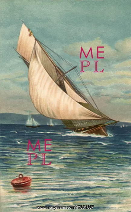  : Leaning Sailboat
