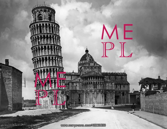 : The Leaning Tower of Pisa, 1928 : The Leaning Tower of Pisa, 1928
