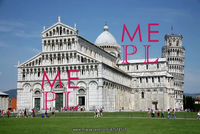 : Leaning Tower of Pisa and Duomo : Leaning Tower of Pisa and Duomo