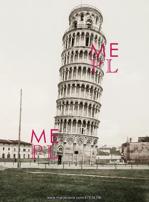  : Leaning tower of Pisa, Italy