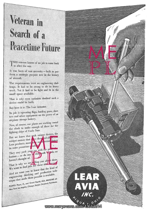 : Lear Avia Electrical Actuators : Lear Avia Electrical Actuators