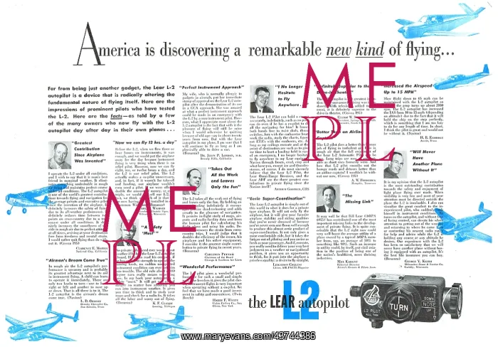  : Lear L2 Autopilot 1951