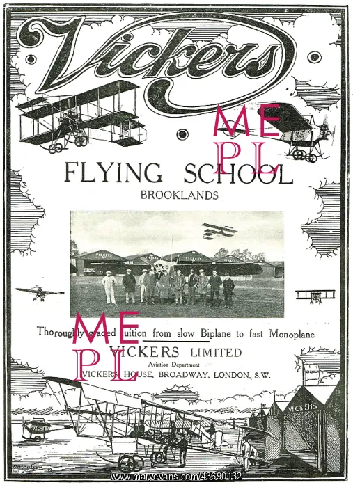 : Learn On Slow Biplanes & Fast Monoplanes At Vickers School : Learn On Slow Biplanes & Fast Monoplanes At Vickers School