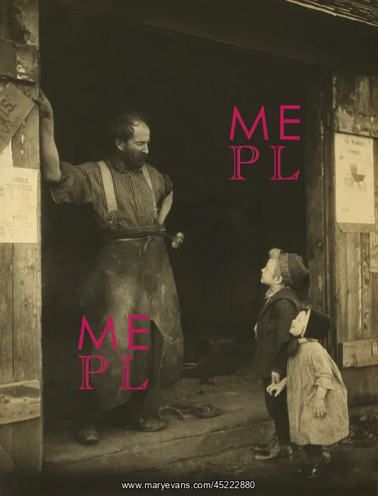 : An leather aproned blacksmith in the doorway ? : An leather aproned blacksmith in the doorway ?