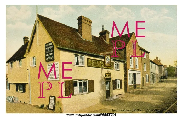 : The Leather Bottle pub, Cobham, Kent : The Leather Bottle pub, Cobham, Kent