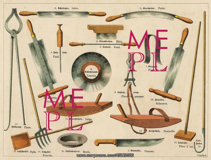 : Leather making and tannery tools : Leather making and tannery tools