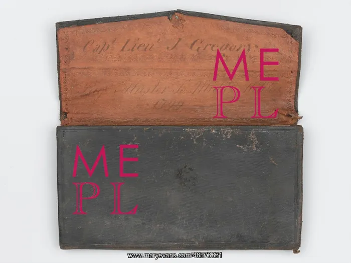 : Leather paymaster?s wallet, 1799 : Leather paymaster?s wallet, 1799