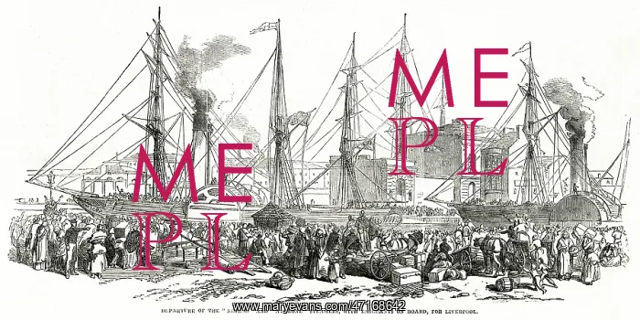 : LEAVING IRELAND 1851 : LEAVING IRELAND 1851