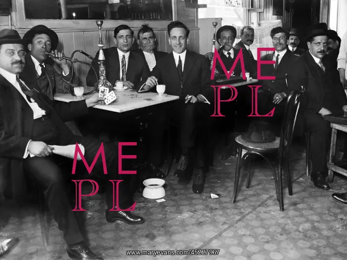 : Lebanese-Syrian immigrant men in suits smoking ? : Lebanese-Syrian immigrant men in suits smoking ?