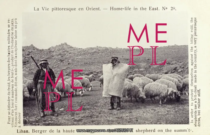: Lebanon - Shepherds on the summit of Mount Lebanon : Lebanon - Shepherds on the summit of Mount Lebanon