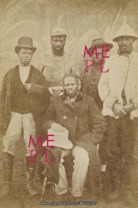 : Lebenya, his son Moiketsie and councillors : Lebenya, his son Moiketsie and councillors