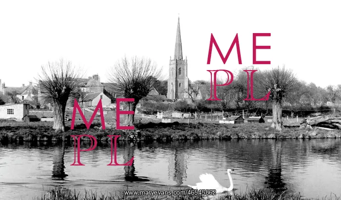  : Lechlade, the Church from the River c1955