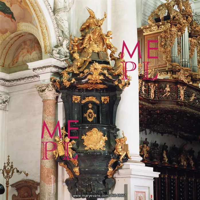 : Lectern at the collegiate church Saint Florian : Lectern at the collegiate church Saint Florian
