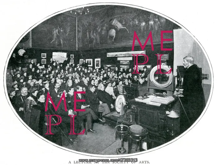  : Lecture at the Society of Arts 1900
