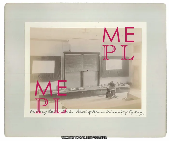 : Lecture theatre, the New School of Mines, Sydney University : Lecture theatre, the New School of Mines, Sydney University
