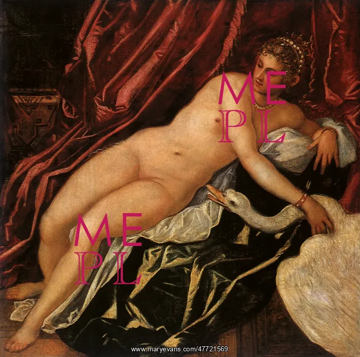 : Leda and the Swan, by Tintoretto : Leda and the Swan, by Tintoretto