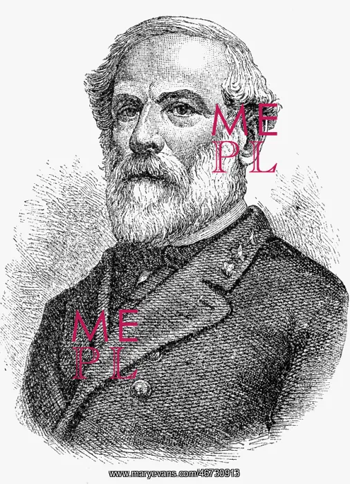 : Lee, Robert E. 17.1.1807 - 12 10.1870, American : Lee, Robert E. 17.1.1807 - 12 10.1870, American