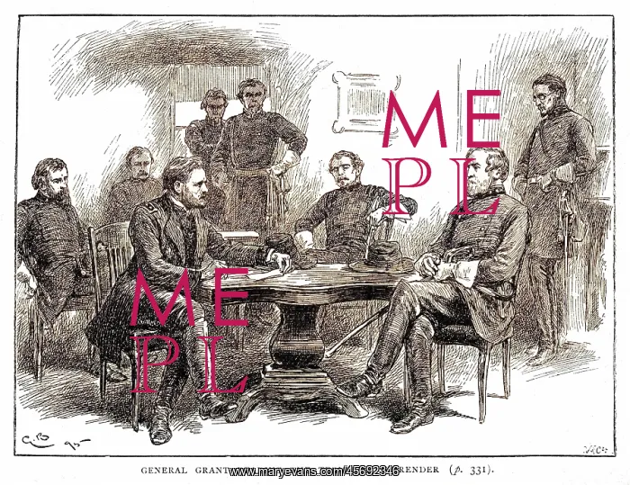 : LEE SURRENDERS TO GRANT : LEE SURRENDERS TO GRANT