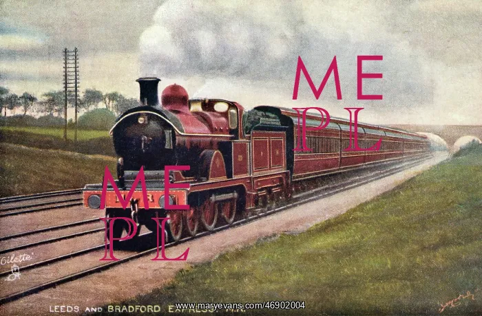 : Leeds and Bradford express train, Midland Railway : Leeds and Bradford express train, Midland Railway