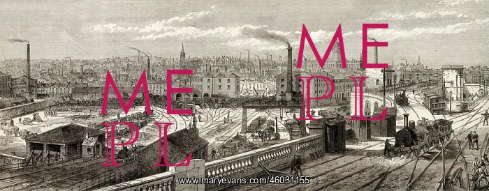 : Leeds from Holbeck Junction 1868 : Leeds from Holbeck Junction 1868