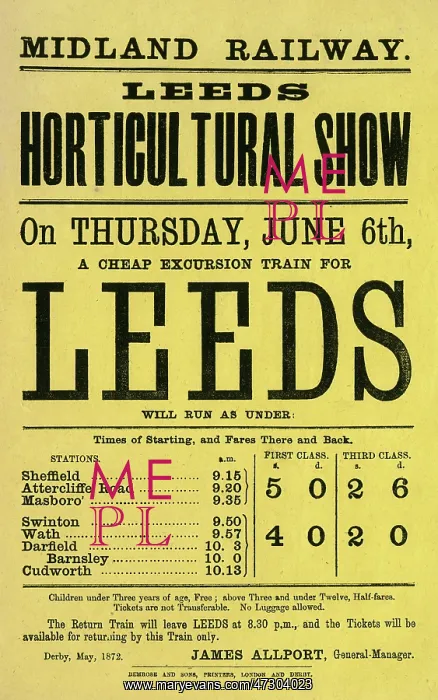  : LEEDS RAIL EXCURSION