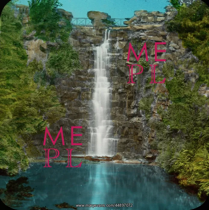 : Leeds. Round Hay Park, Waterfall in : Leeds. Round Hay Park, Waterfall in