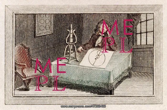 : LEEUWENHOEK AT DESK : LEEUWENHOEK AT DESK