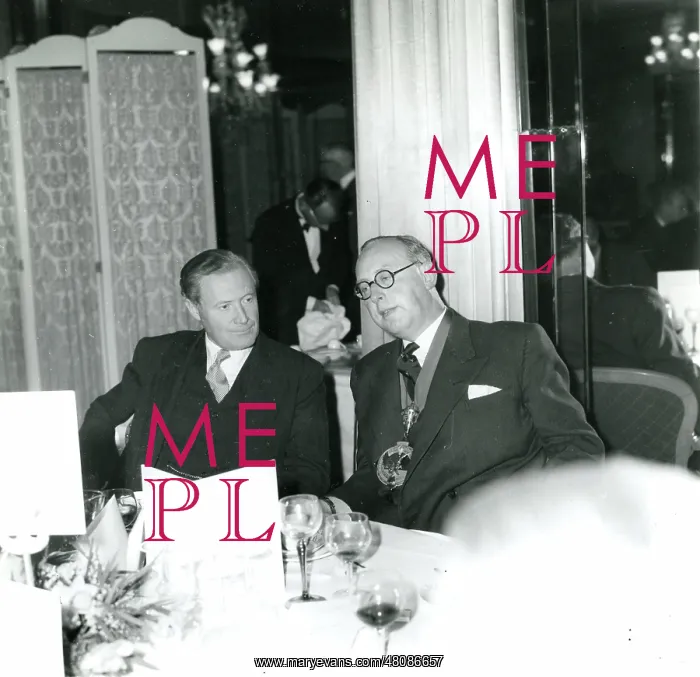 : From left: Duncan Sandys, Minister of Aviation, and Pete : From left: Duncan Sandys, Minister of Aviation, and Pete